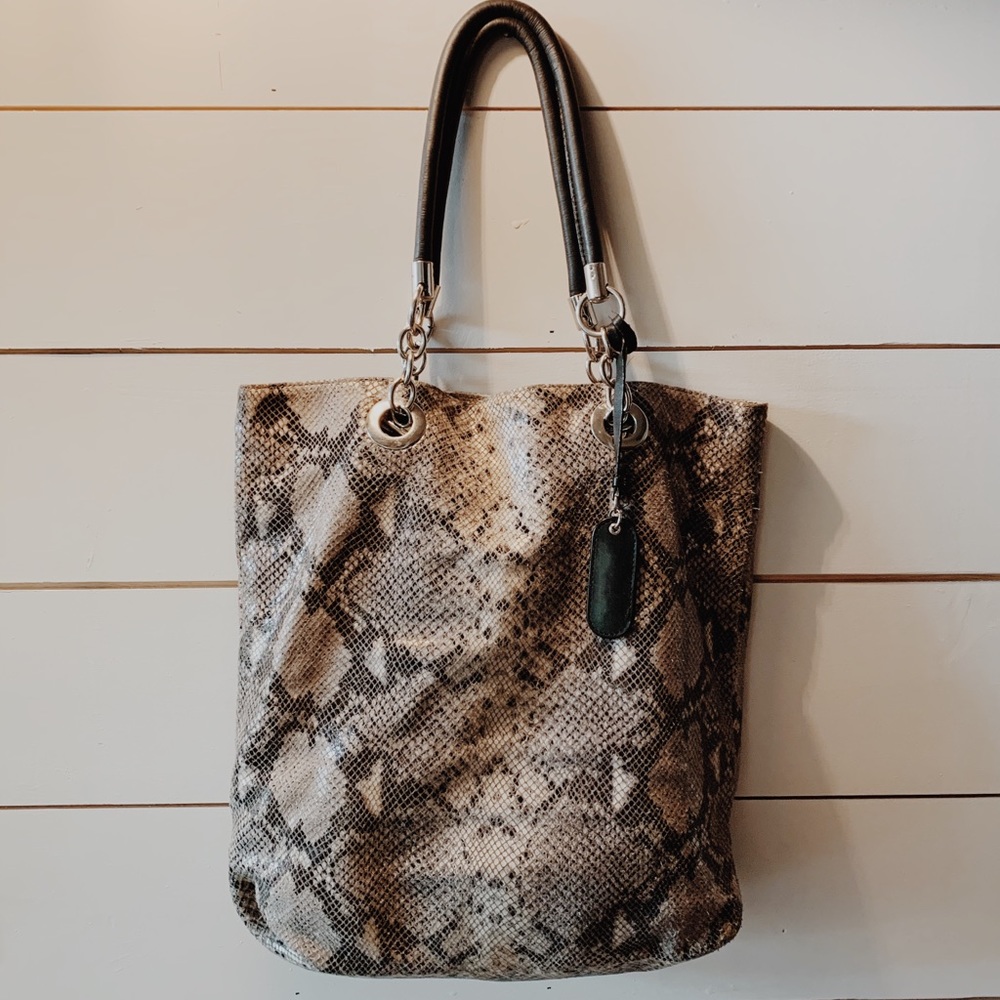 Cynthia Rowley Snakeskin Leather Bag